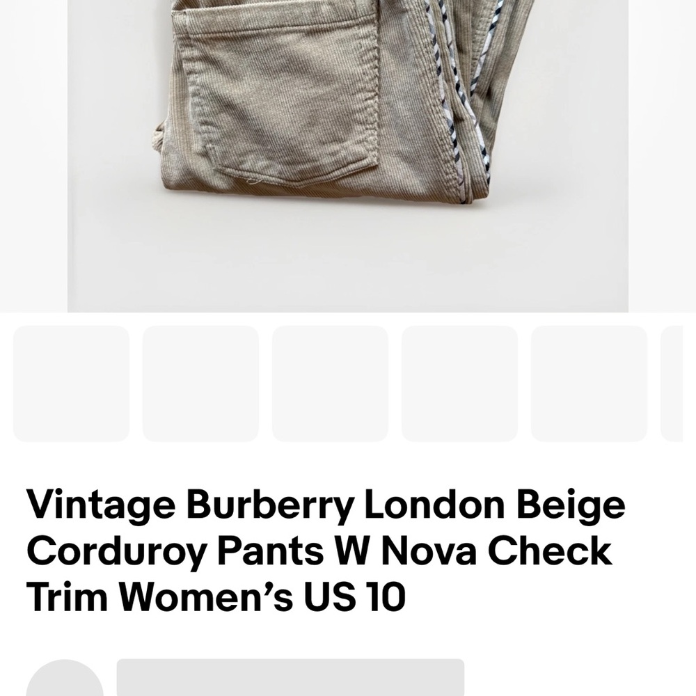 Burberry Light Brown Women's Jeans